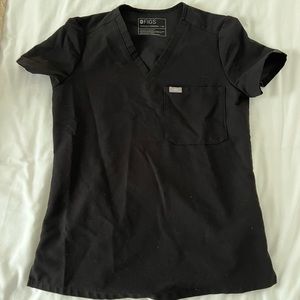 Women’s black Catarina Figs top